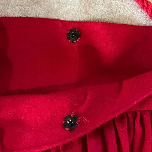 Red Hat Society Rope Strap Shoulder Bag Red Purple Snap Button Closure Purse - Picture 5 of 7